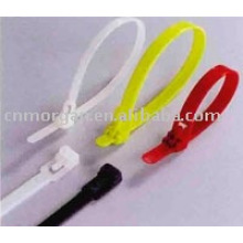 Moveable nylon cable ties